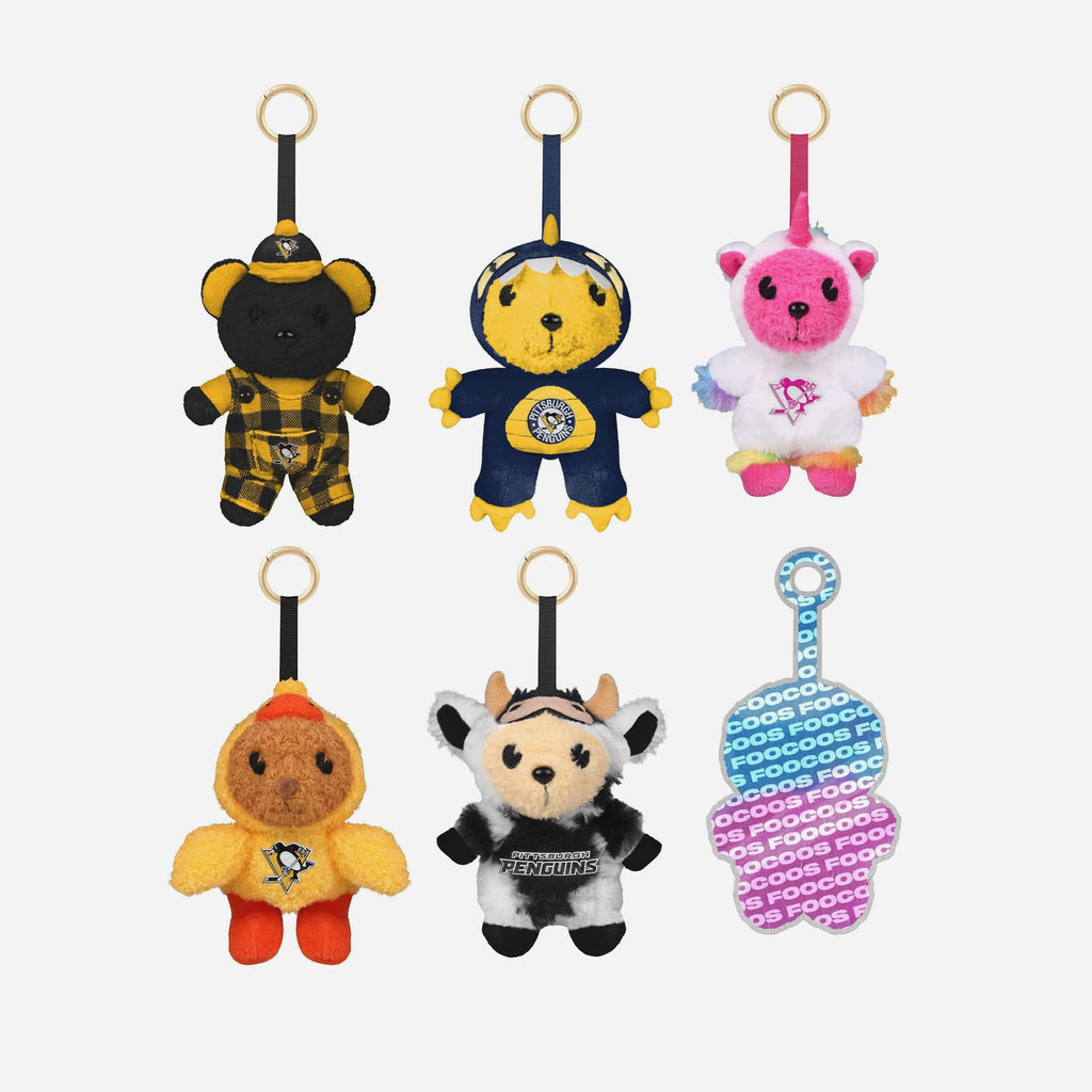 Pittsburgh Penguins FOOCOOS Plush Bag Charm Keychain Blind Box Series 1 FOCO - FOCO.com