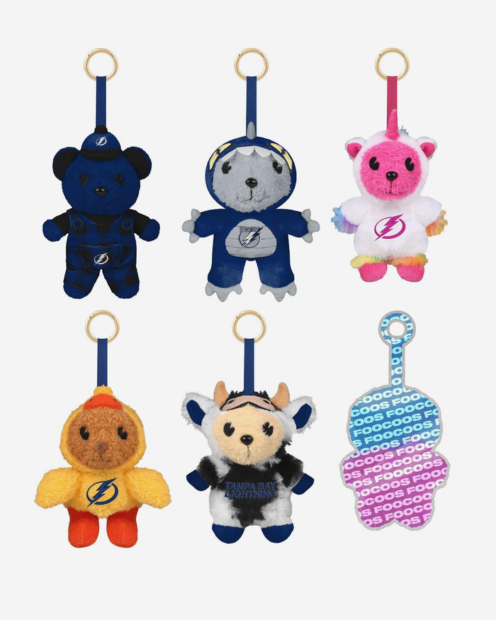 Tampa Bay Lightning FOOCOOS Plush Bag Charm Keychain Blind Box Series 1 FOCO - FOCO.com