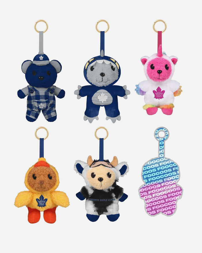 Toronto Maple Leafs FOOCOOS Plush Bag Charm Keychain Blind Box Series 1 FOCO - FOCO.com