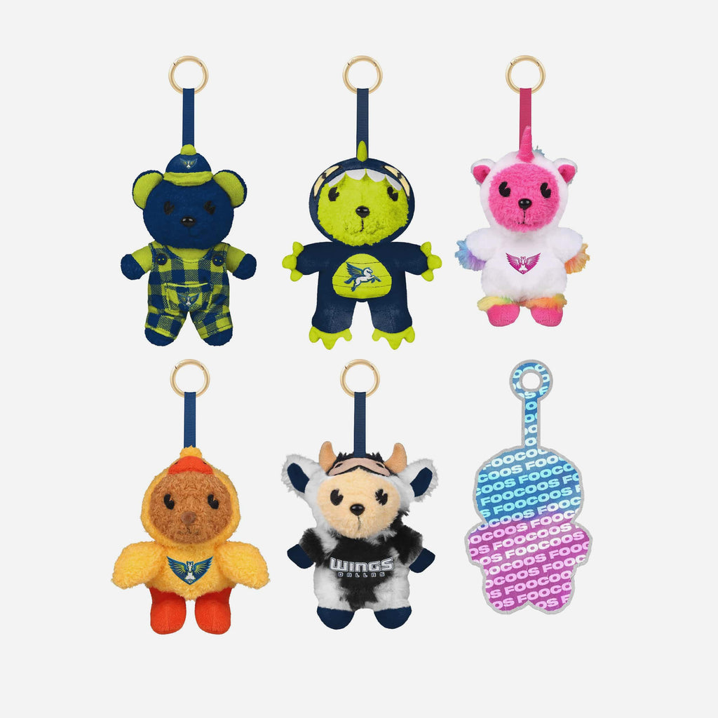 Dallas Wings FOOCOOS Plush Bag Charm Keychain Blind Box Series 1 FOCO - FOCO.com