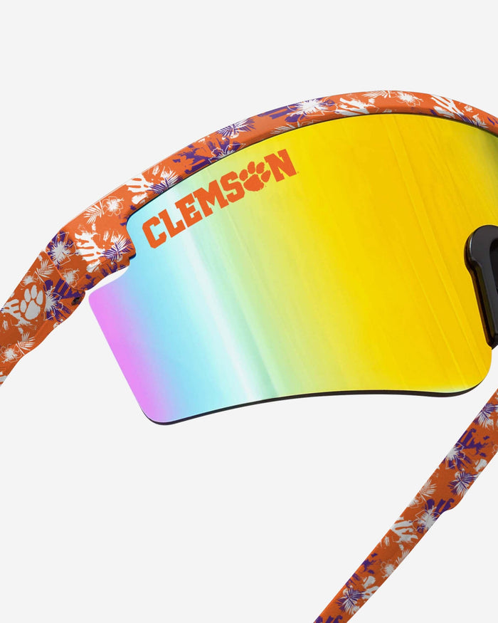 Clemson Tigers Floral Large Frame Sunglasses FOCO - FOCO.com