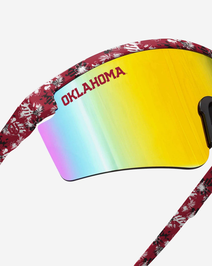 Oklahoma Sooners Floral Large Frame Sunglasses FOCO - FOCO.com