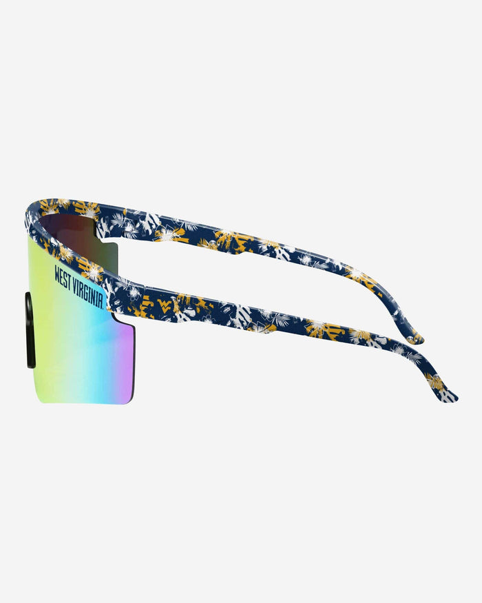 West Virginia Mountaineers Floral Large Frame Sunglasses FOCO - FOCO.com