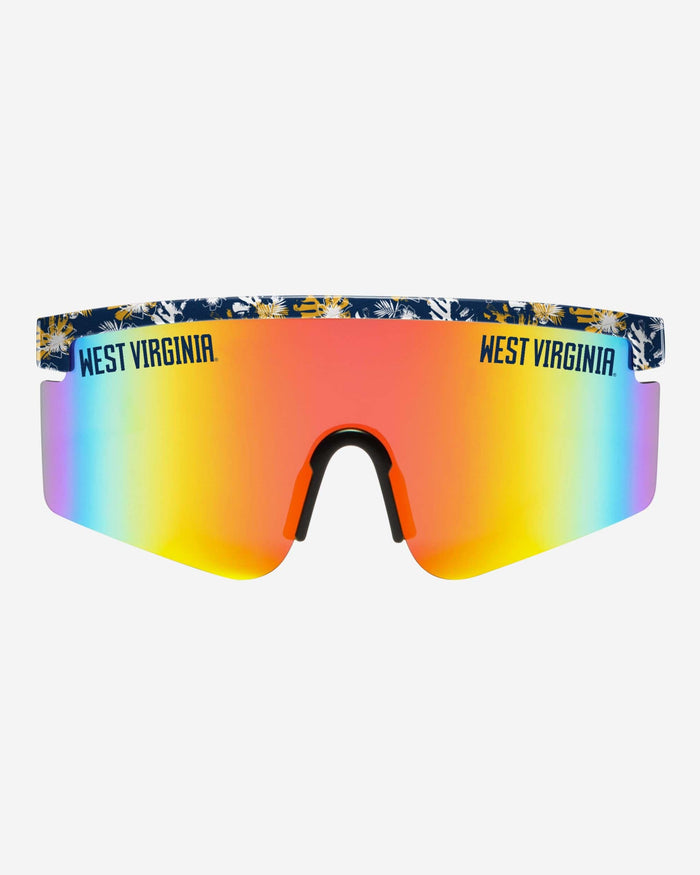 West Virginia Mountaineers Floral Large Frame Sunglasses FOCO - FOCO.com