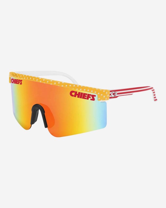 Kansas City Chiefs Americana Large Frame Sunglasses FOCO - FOCO.com