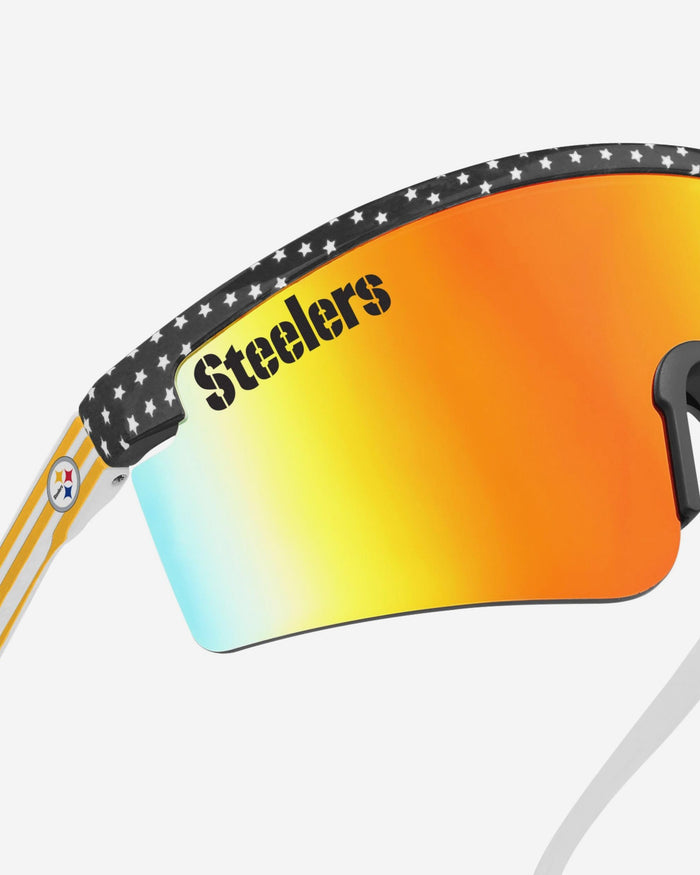 Pittsburgh Steelers Americana Large Frame Sunglasses FOCO - FOCO.com