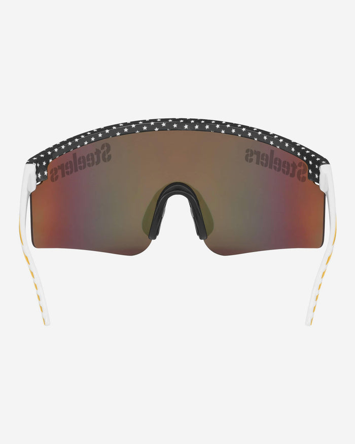 Pittsburgh Steelers Americana Large Frame Sunglasses FOCO - FOCO.com