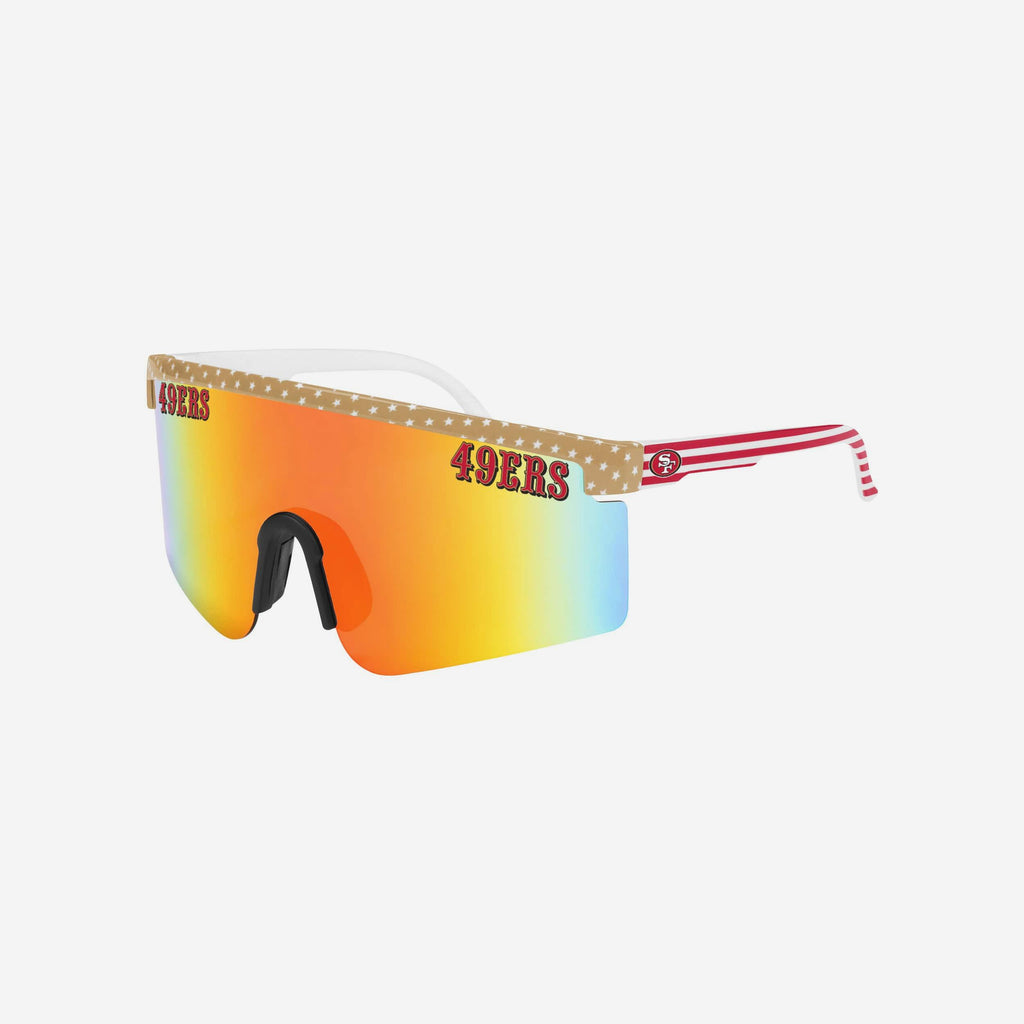 San Francisco 49ers Americana Large Frame Sunglasses FOCO - FOCO.com