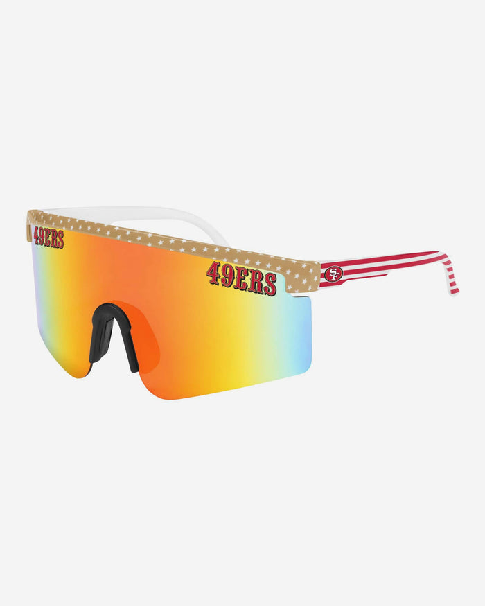 San Francisco 49ers Americana Large Frame Sunglasses FOCO - FOCO.com