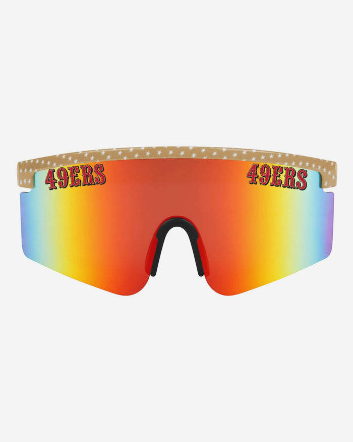 San Francisco 49ers Americana Large Frame Sunglasses FOCO - FOCO.com