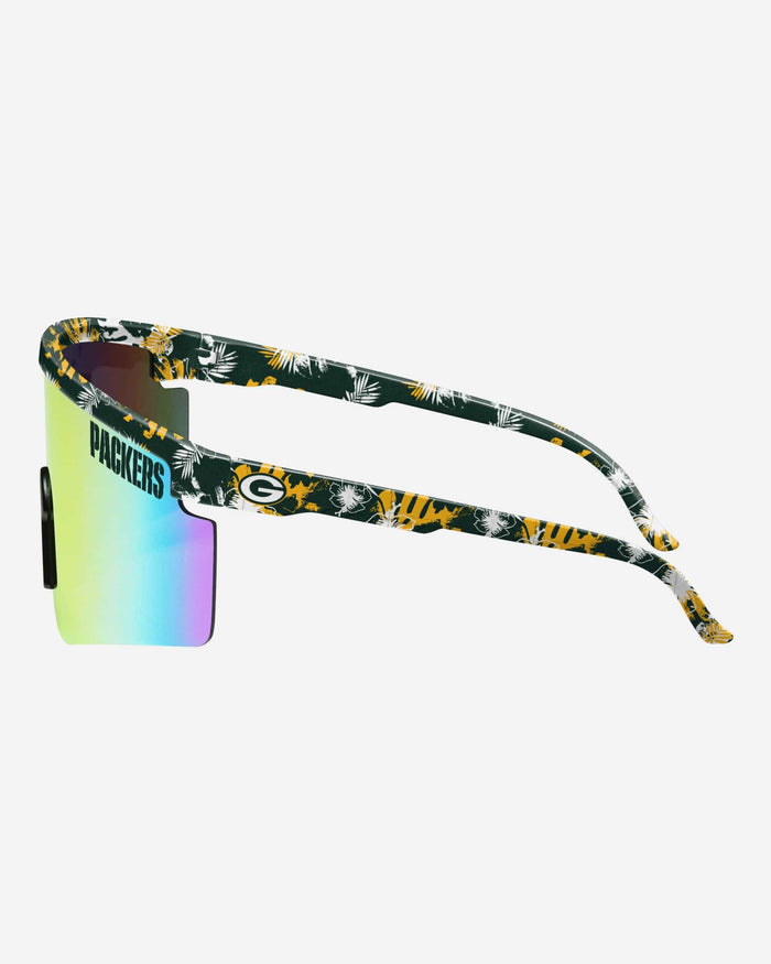 Green Bay Packers Floral Large Frame Sunglasses FOCO - FOCO.com