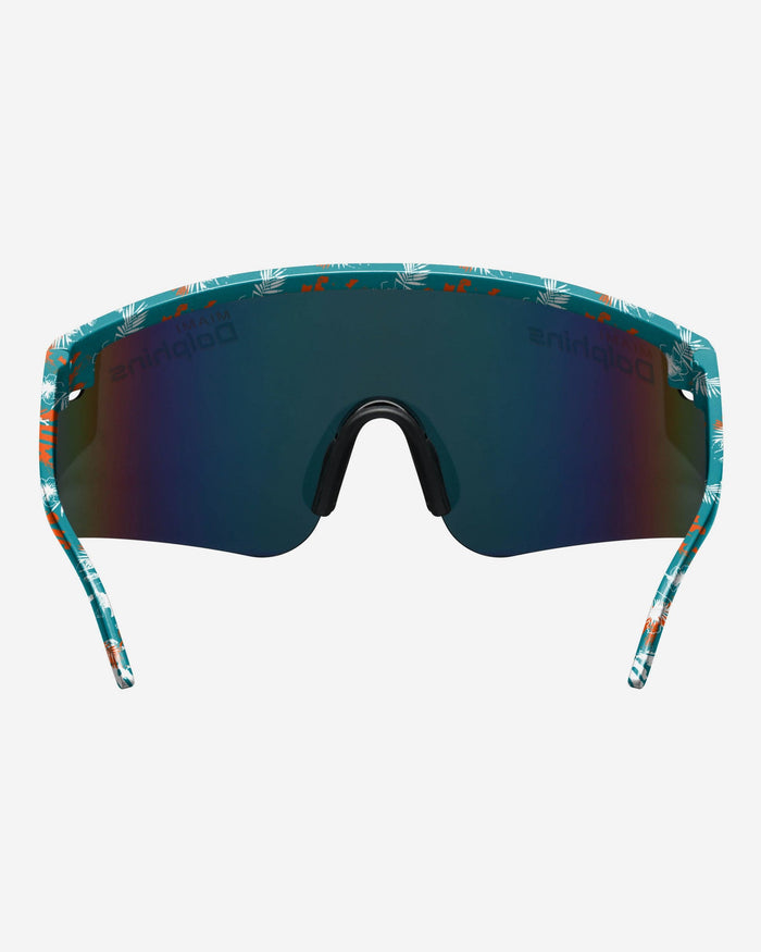 Miami Dolphins Floral Large Frame Sunglasses FOCO - FOCO.com