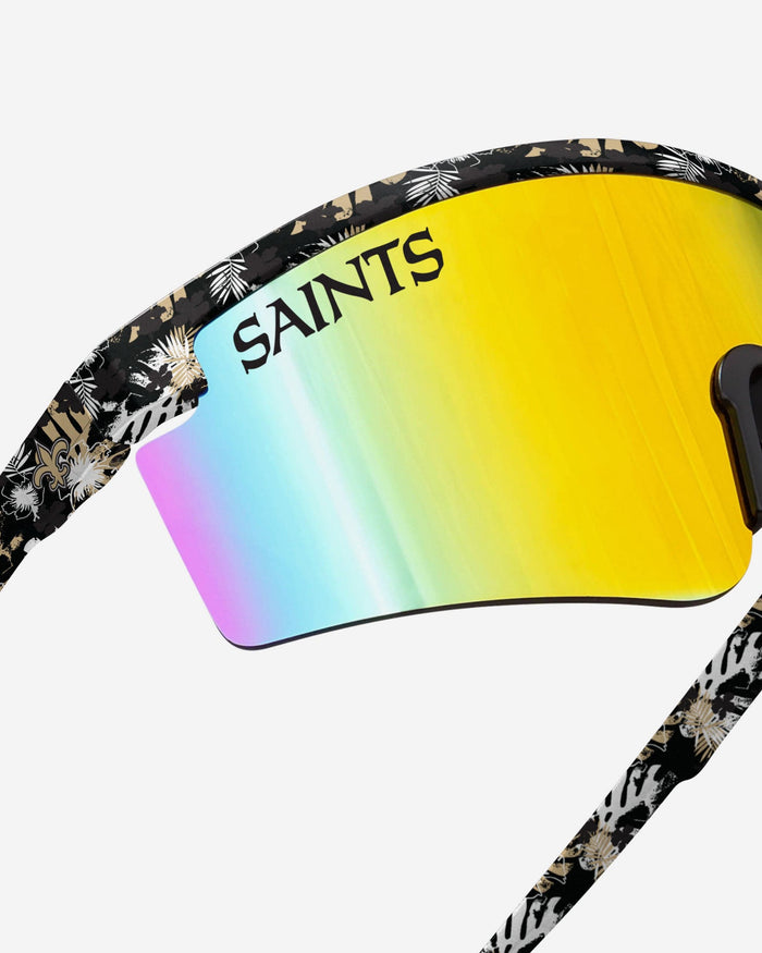 New Orleans Saints Floral Large Frame Sunglasses FOCO - FOCO.com