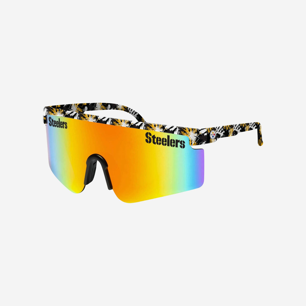 Pittsburgh Steelers Floral Large Frame Sunglasses FOCO - FOCO.com