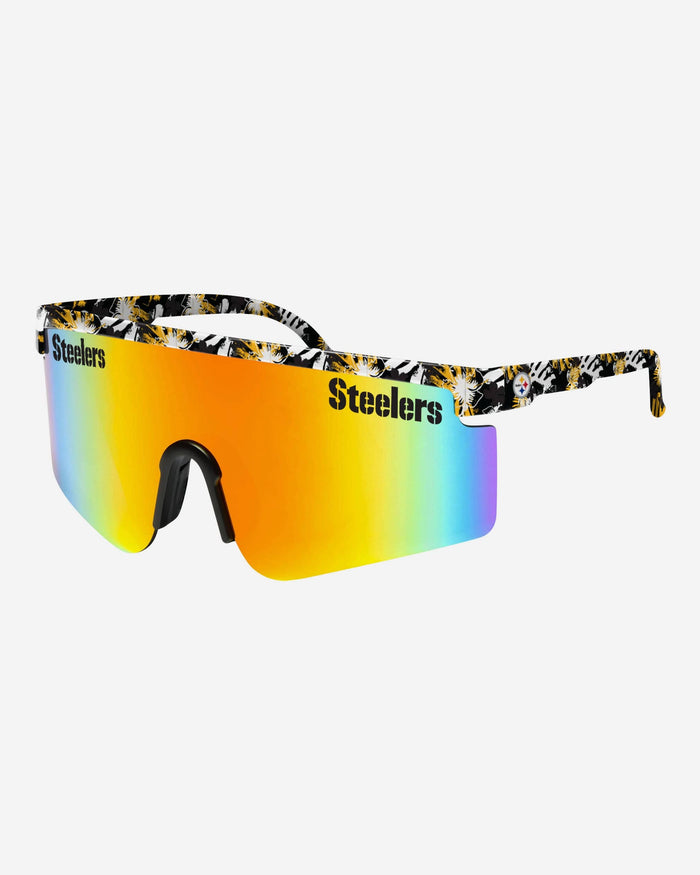 Pittsburgh Steelers Floral Large Frame Sunglasses FOCO - FOCO.com