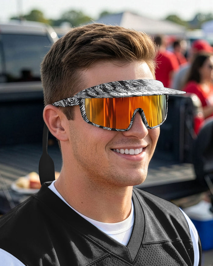 Las Vegas Raiders Floral Visor Sunglasses FOCO - FOCO.com