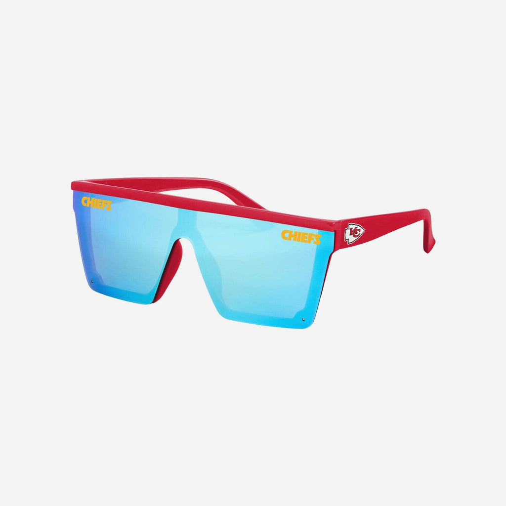 Kansas City Chiefs Square Flat Top Sunglasses FOCO - FOCO.com