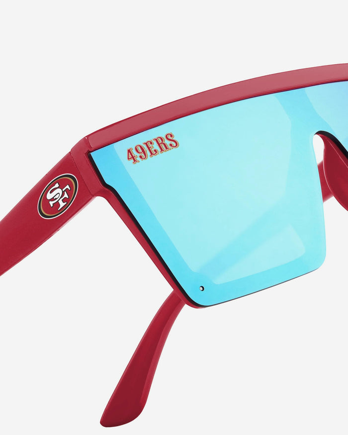 San Francisco 49ers Square Flat Top Sunglasses FOCO - FOCO.com