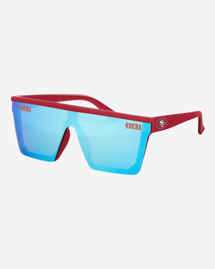 San Francisco 49ers Square Flat Top Sunglasses FOCO - FOCO.com