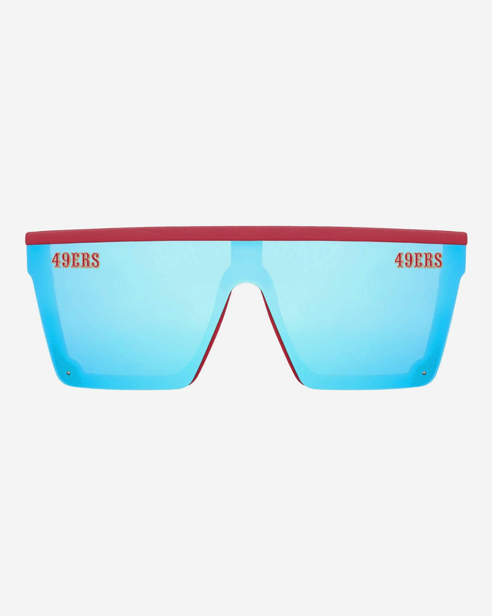 San Francisco 49ers Square Flat Top Sunglasses FOCO - FOCO.com