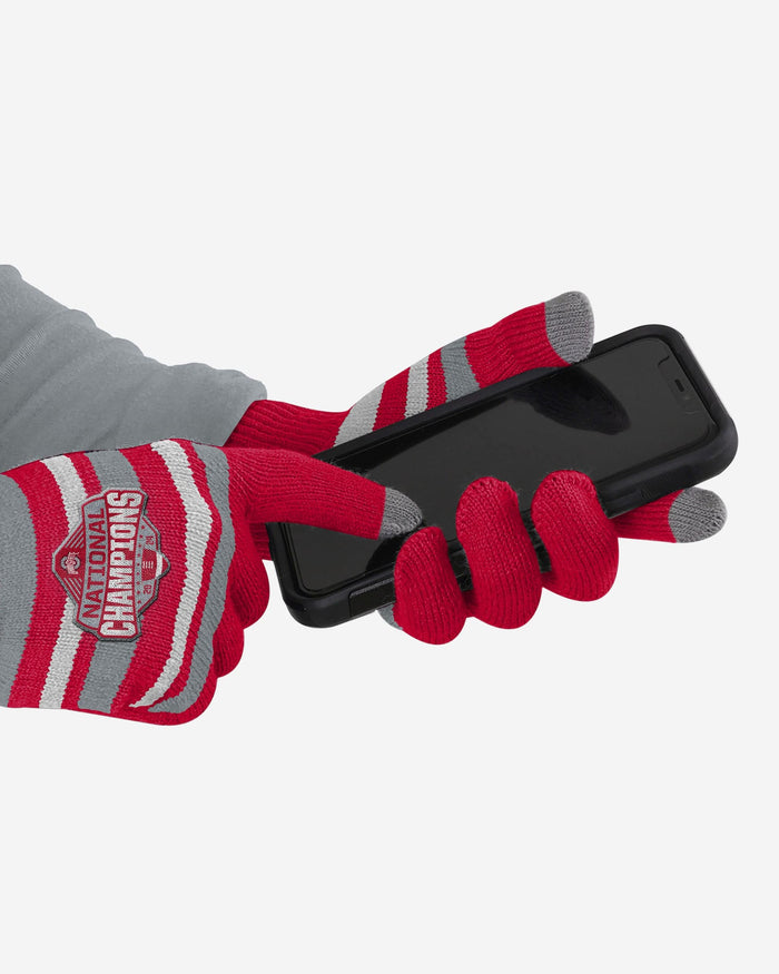 Ohio State Buckeyes 2024 Football National Champions Stretch Glove FOCO - FOCO.com