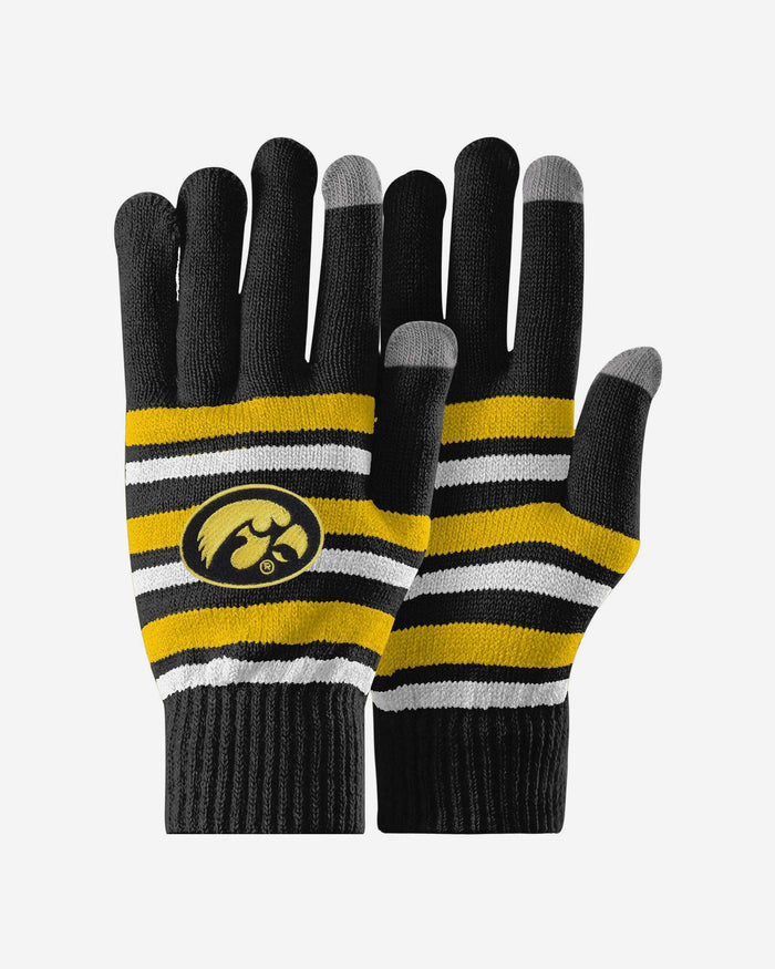 Iowa Hawkeyes Stretch Gloves FOCO - FOCO.com