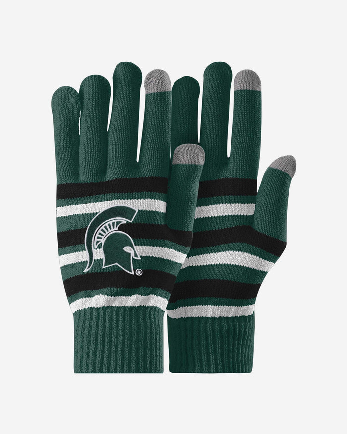 Michigan State Spartans Stretch Gloves FOCO - FOCO.com