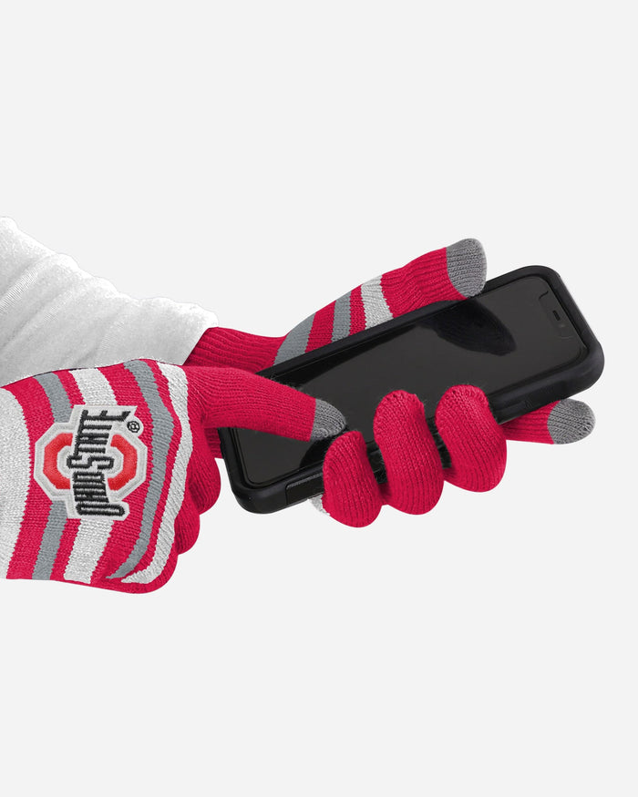 Ohio State Buckeyes Stretch Gloves FOCO - FOCO.com