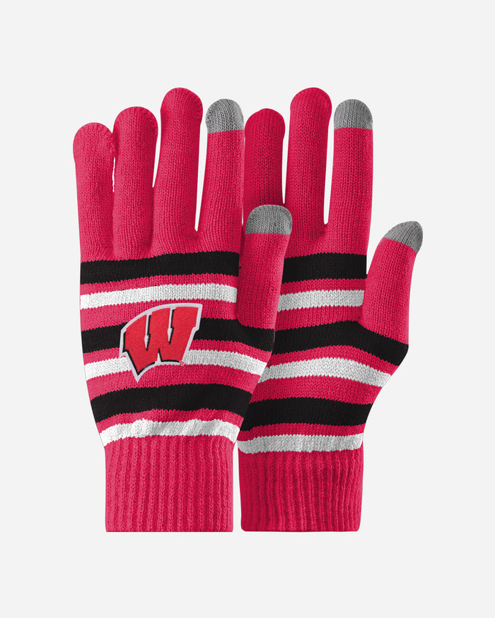 Wisconsin Badgers Stretch Gloves FOCO - FOCO.com