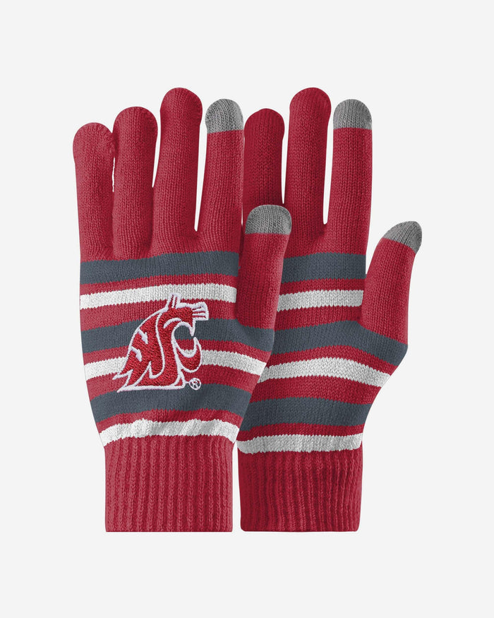 Washington State Cougars Stretch Gloves FOCO - FOCO.com