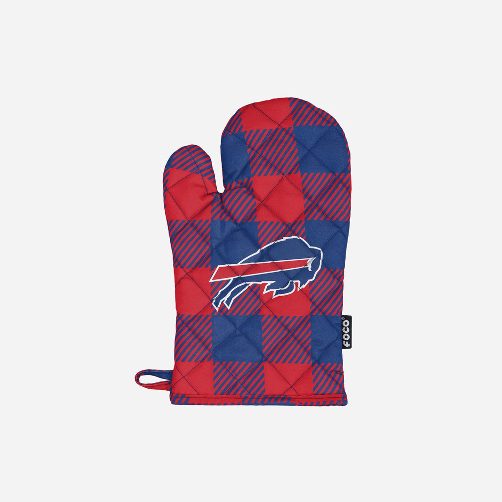 Buffalo Bills Plaid Oven Mitt FOCO - FOCO.com