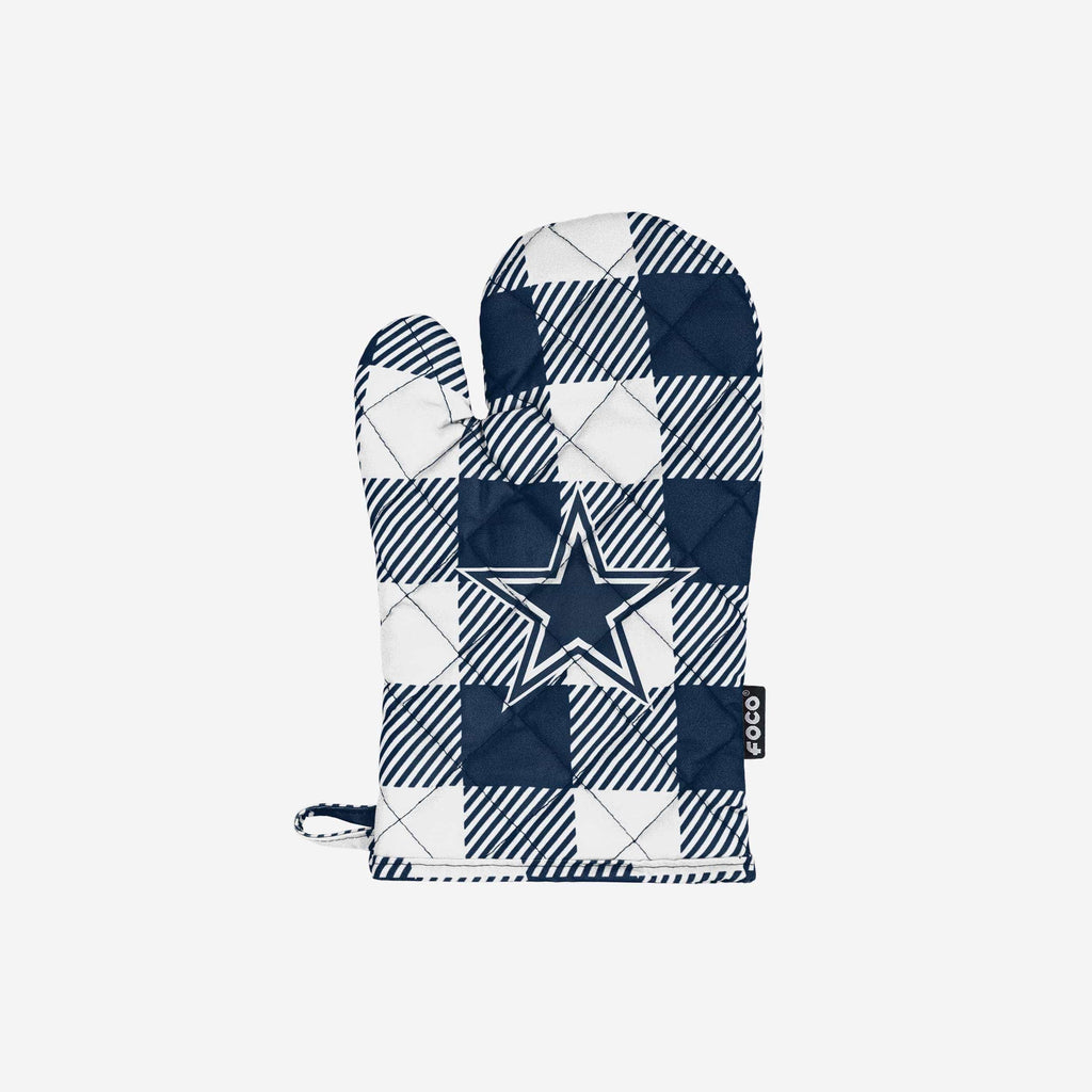 Dallas Cowboys Plaid Oven Mitt FOCO - FOCO.com