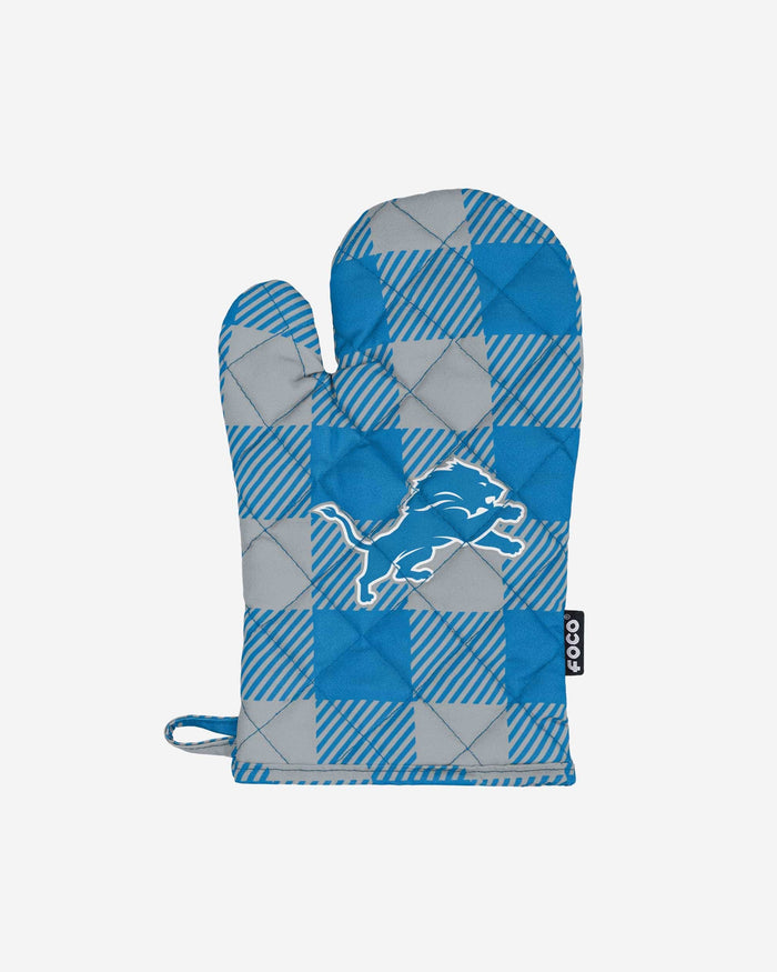 Detroit Lions Plaid Oven Mitt FOCO - FOCO.com