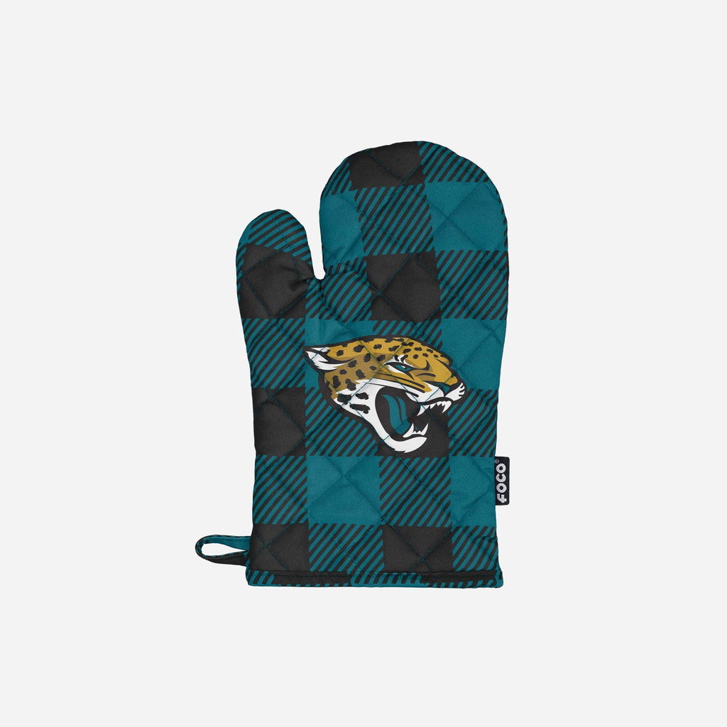 Jacksonville Jaguars Plaid Oven Mitt FOCO - FOCO.com