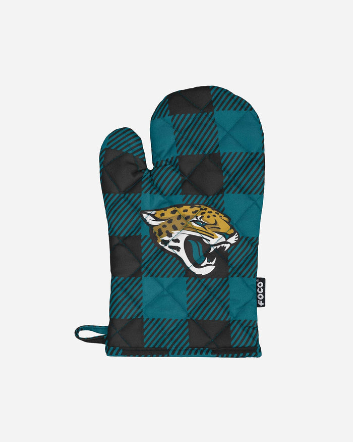 Jacksonville Jaguars Plaid Oven Mitt FOCO - FOCO.com