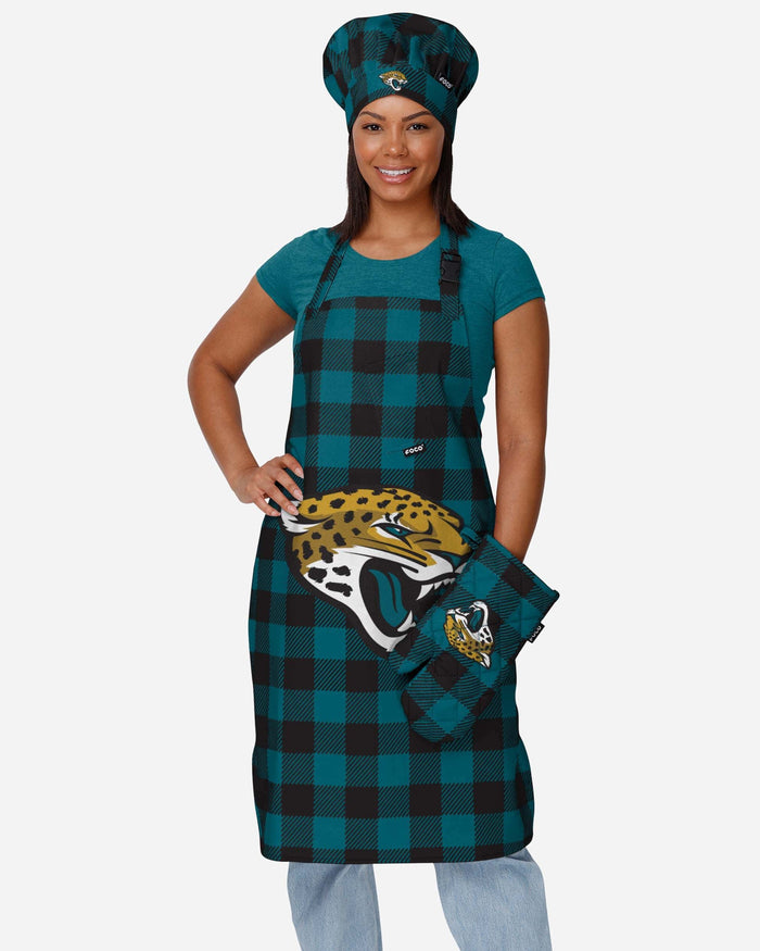 Jacksonville Jaguars Plaid Oven Mitt FOCO - FOCO.com