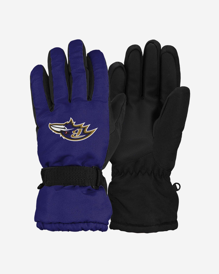 Baltimore Ravens Big Logo Insulated Gloves FOCO S/M - FOCO.com