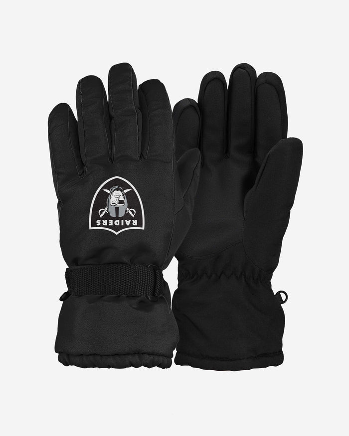 Las Vegas Raiders Big Logo Insulated Gloves FOCO S/M - FOCO.com