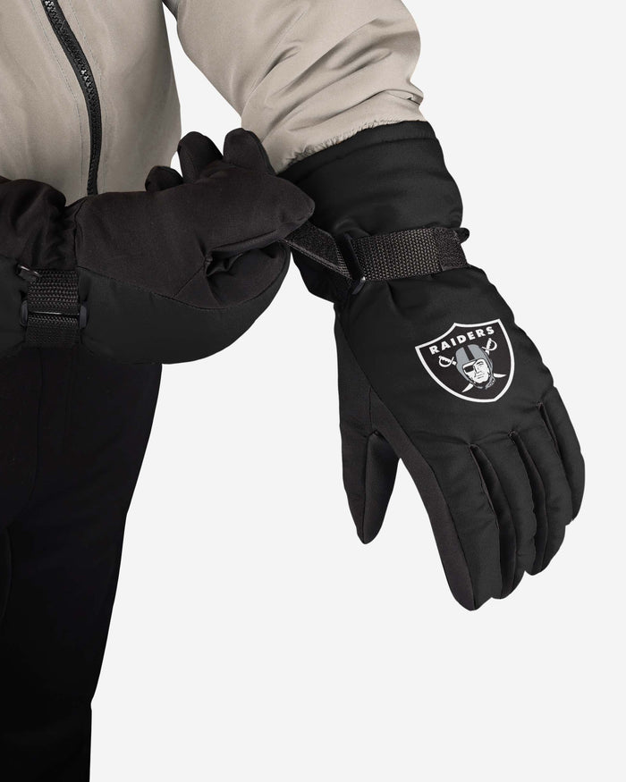 Las Vegas Raiders Big Logo Insulated Gloves FOCO - FOCO.com