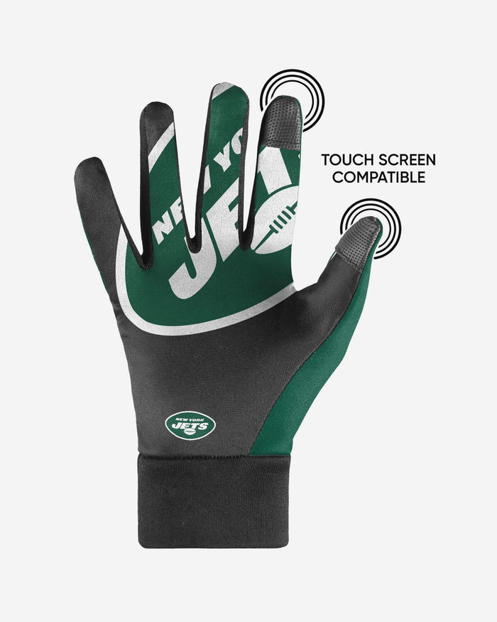 New York Jets Palm Logo Texting Gloves
