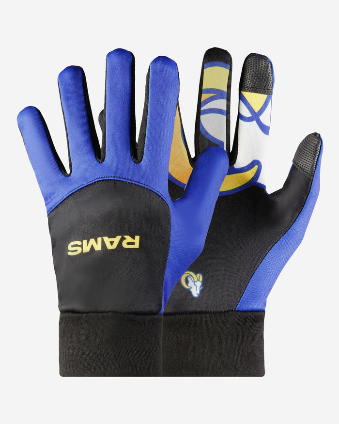 Los Angeles Rams Palm Logo Texting Gloves FOCO - FOCO.com