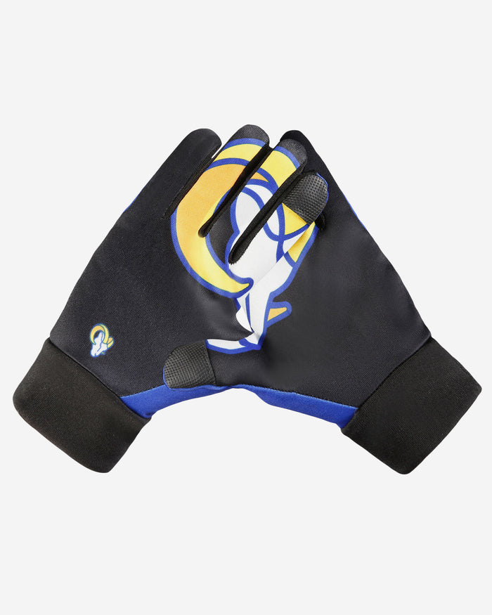 Los Angeles Rams Palm Logo Texting Gloves FOCO - FOCO.com