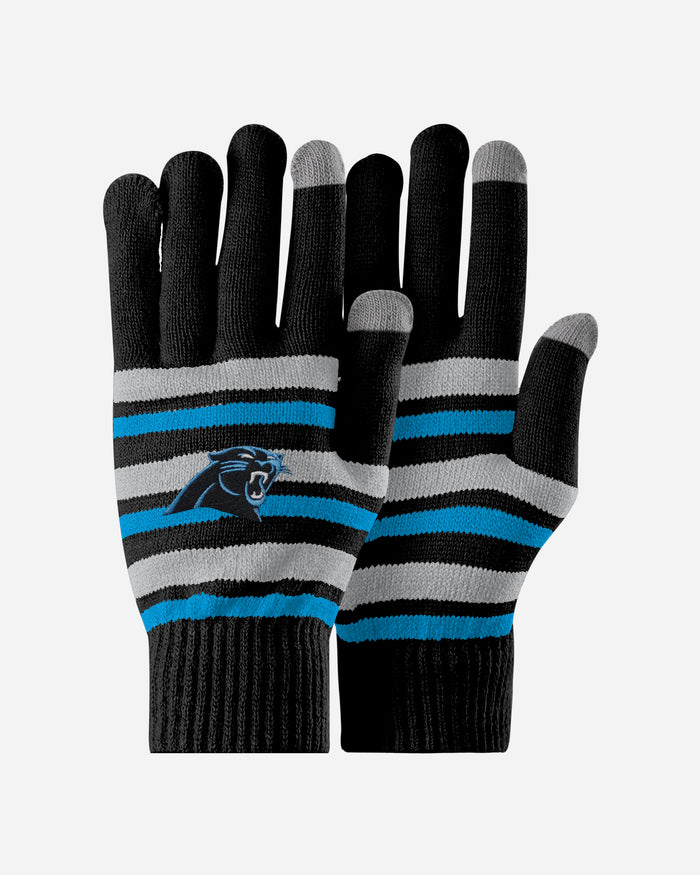 Carolina Panthers Stretch Gloves FOCO - FOCO.com