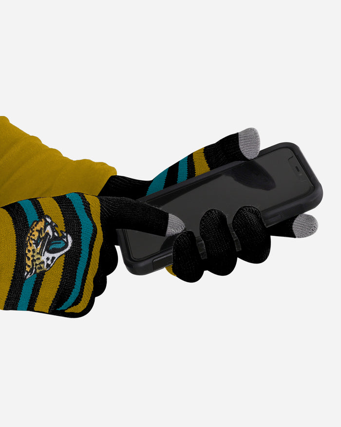 Jacksonville Jaguars Stretch Gloves FOCO - FOCO.com