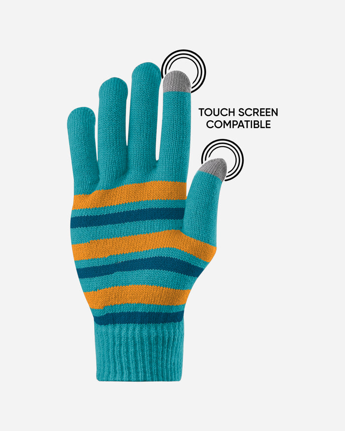 Miami Dolphins Stretch Gloves FOCO - FOCO.com