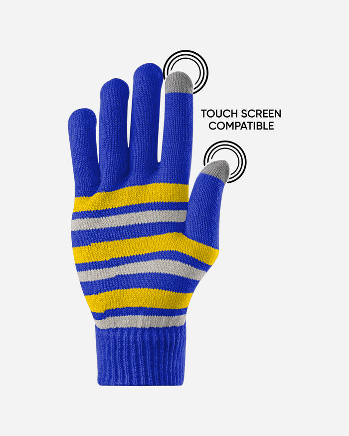 Los Angeles Rams Stretch Gloves FOCO - FOCO.com