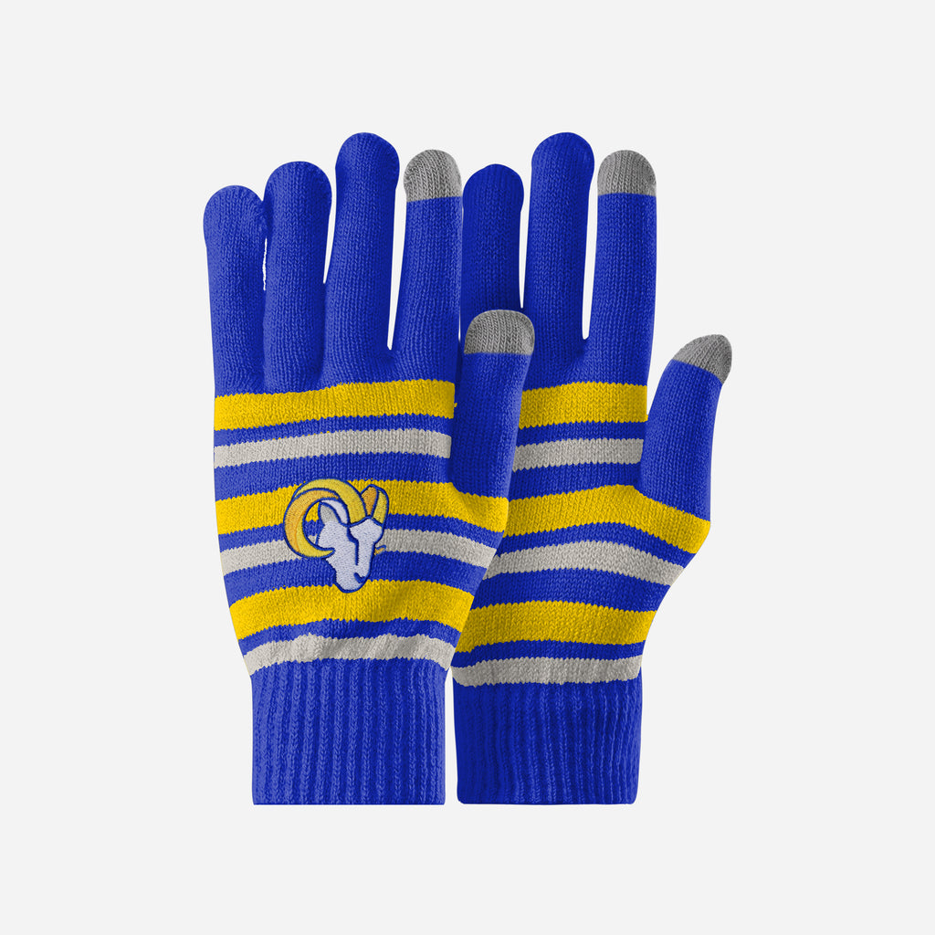 Los Angeles Rams Stretch Gloves FOCO - FOCO.com