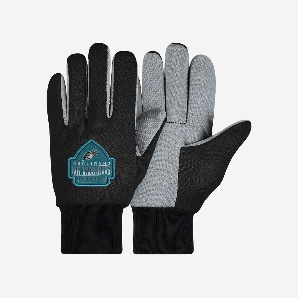 Philadelphia Eagles Super Bowl LIX Champions Colored Palm Utility Glove FOCO - FOCO.com