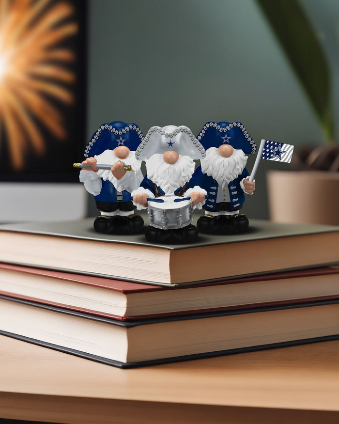 Dallas Cowboys 3 Pack Americana Mini Gnome Set FOCO - FOCO.com