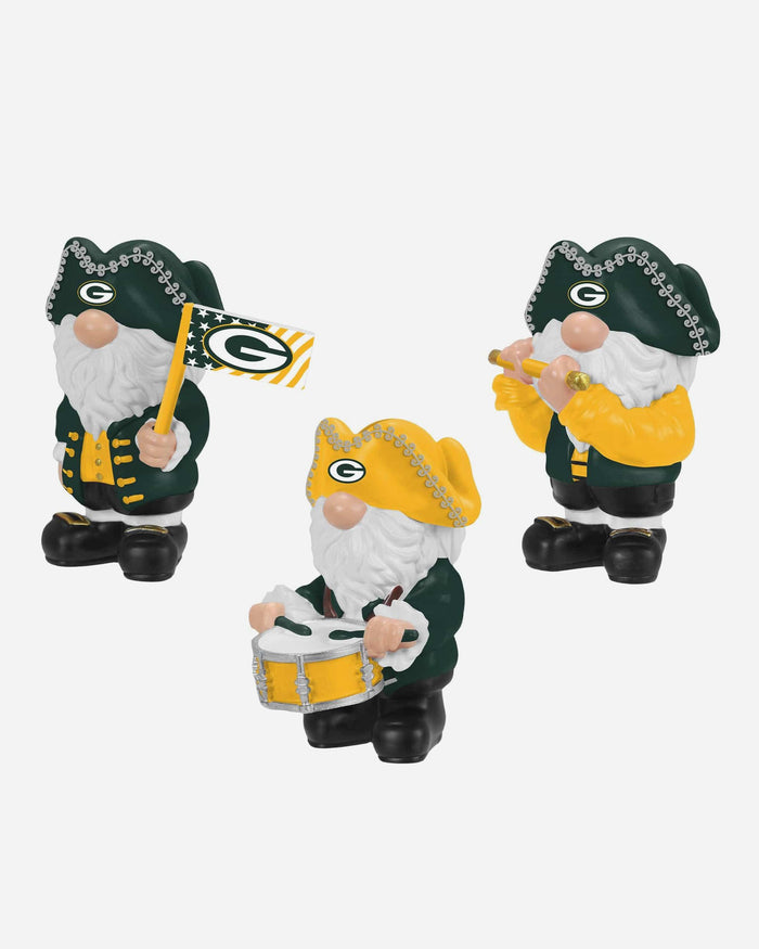 Green Bay Packers 3 Pack Americana Mini Gnome Set FOCO - FOCO.com